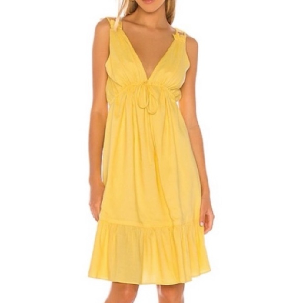 MAJORELLE  ‼️SALE‼️ Esther Midi Dress in Canary Yellow—NWT